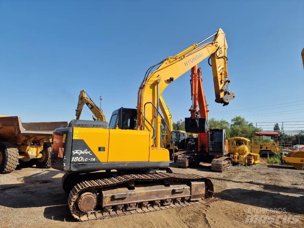 Hyundai R180LC-7 Pásové rýpadlá