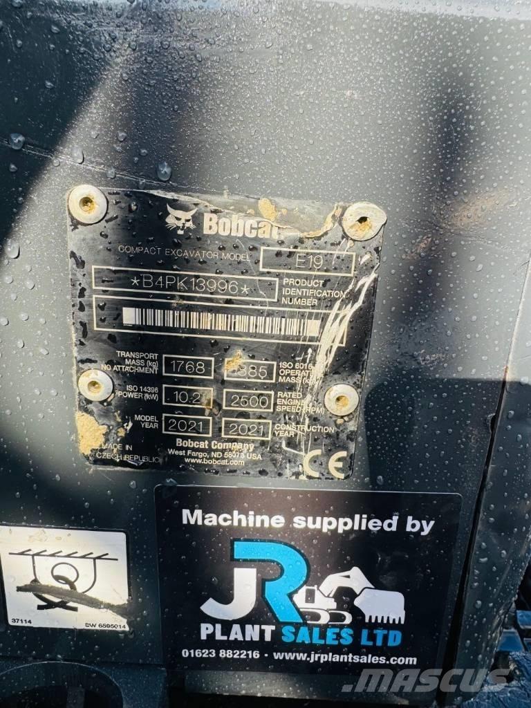 Bobcat E 19 Mini rýpadlá < 7t