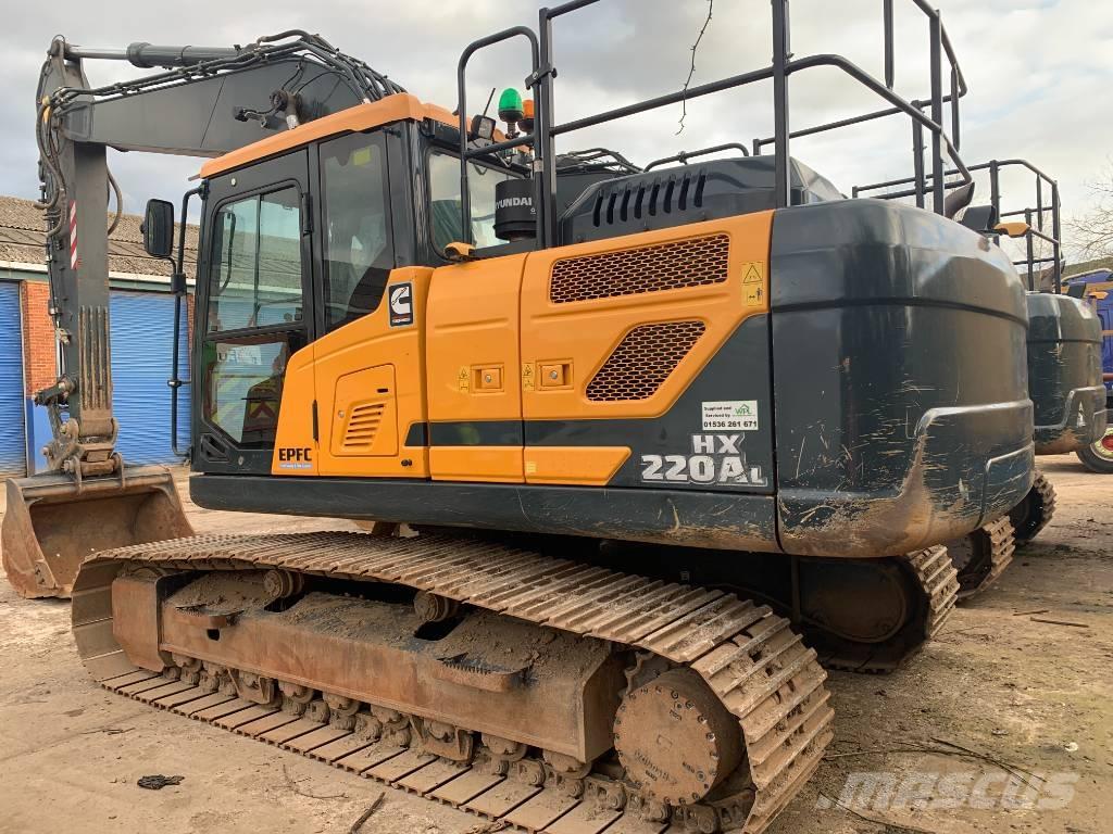 Hyundai HX220A L Pásové rýpadlá