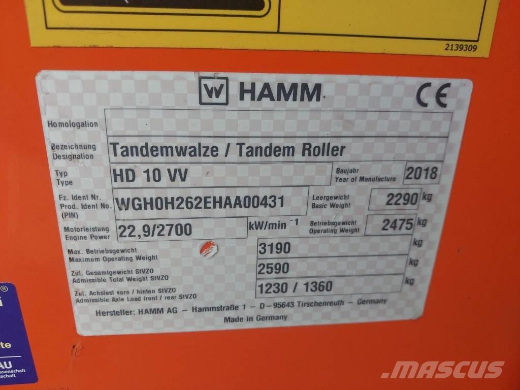 Hamm HD 10 VV Kompaktory