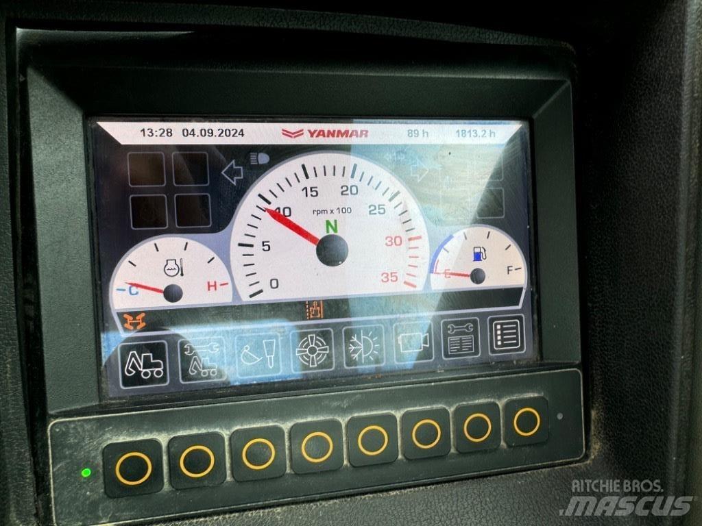 Yanmar B95W (40744) Kolesové rýpadlá