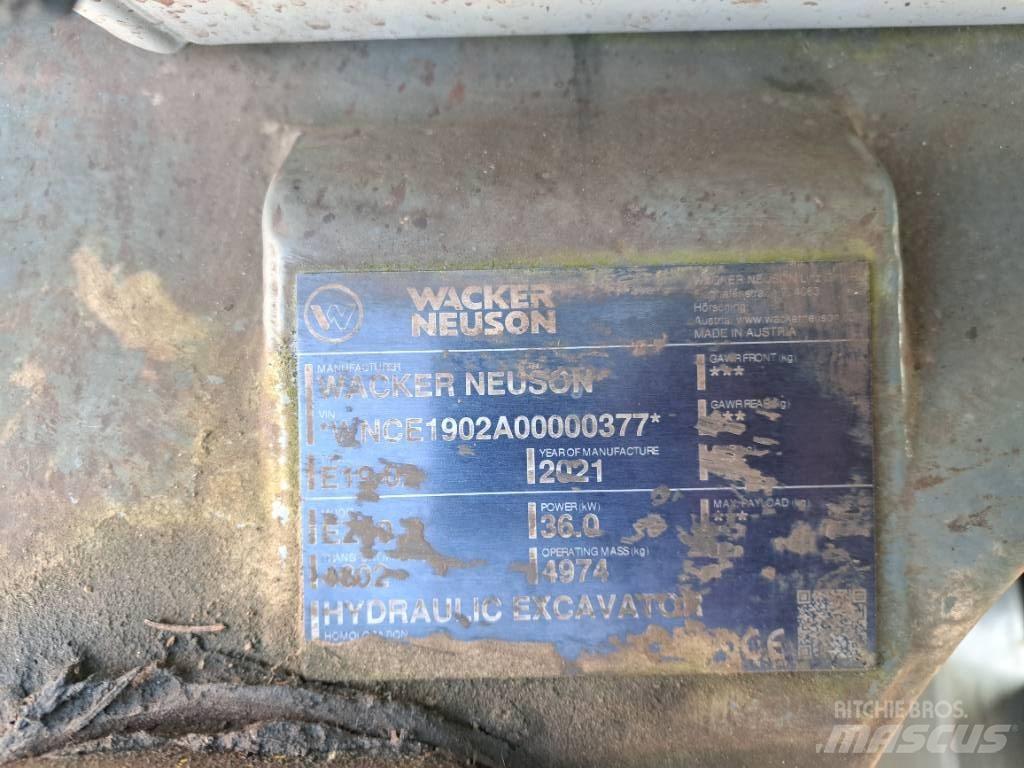 Wacker Neuson EZ50 Pásové rýpadlá