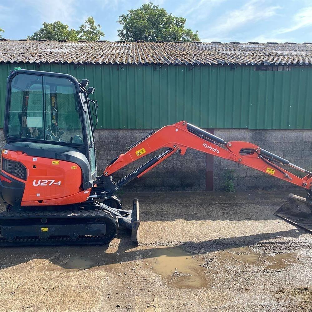 Kubota U 27-4 Mini rýpadlá < 7t