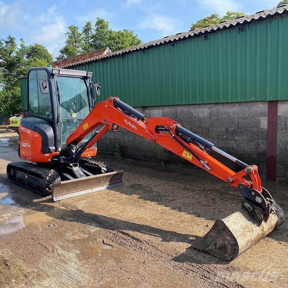 Kubota U 27-4 Mini rýpadlá < 7t