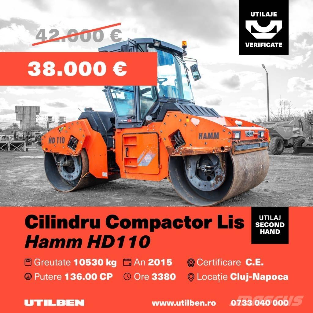 Hamm HD 110 Tandemové valce