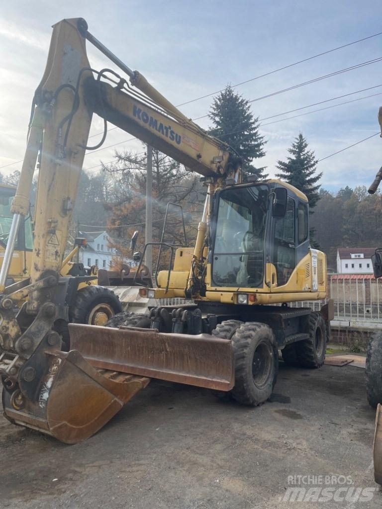 Komatsu PW 130-7K Kolesové rýpadlá