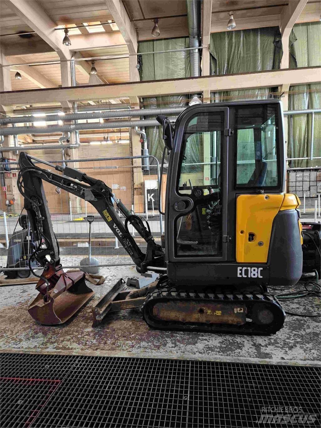Volvo EC18C Mini rýpadlá < 7t