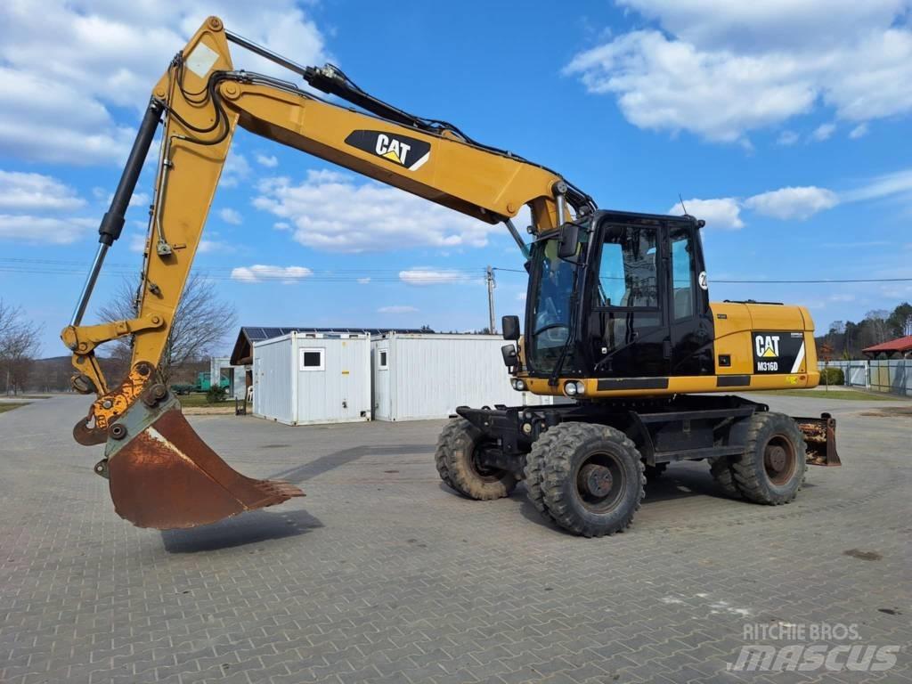 CAT M 316 D Kolesové rýpadlá