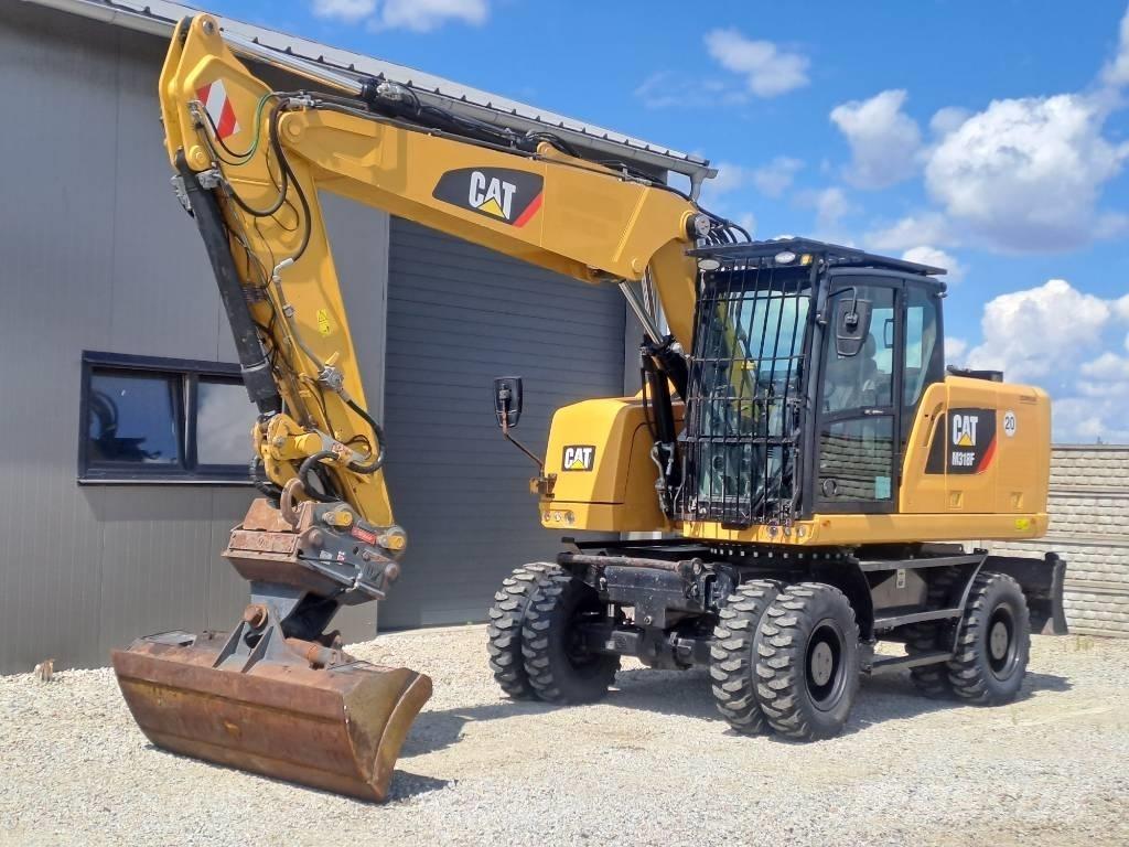 CAT M318F Kolesové rýpadlá