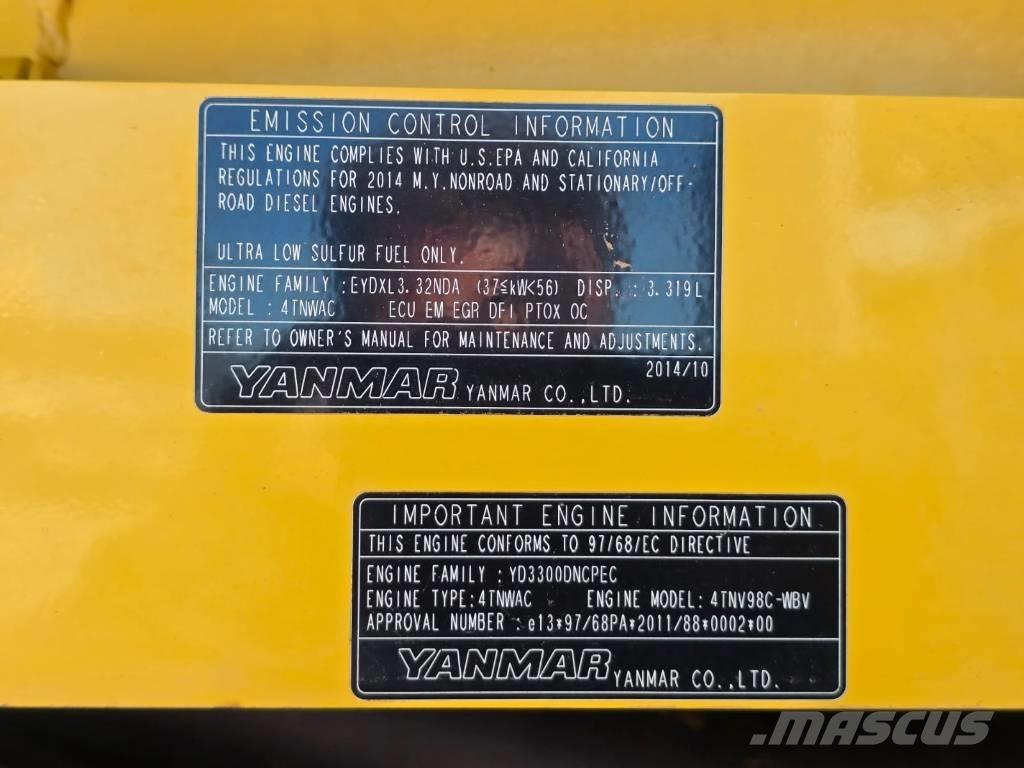 Yanmar Vio 80-1 Midi rýpadlá 7 t - 12 t