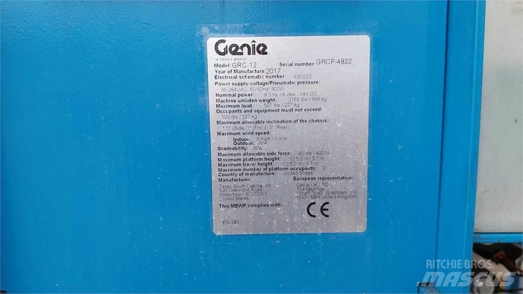 Genie GR12 Ďalšie zdvíhacie zariadenia a plošiny