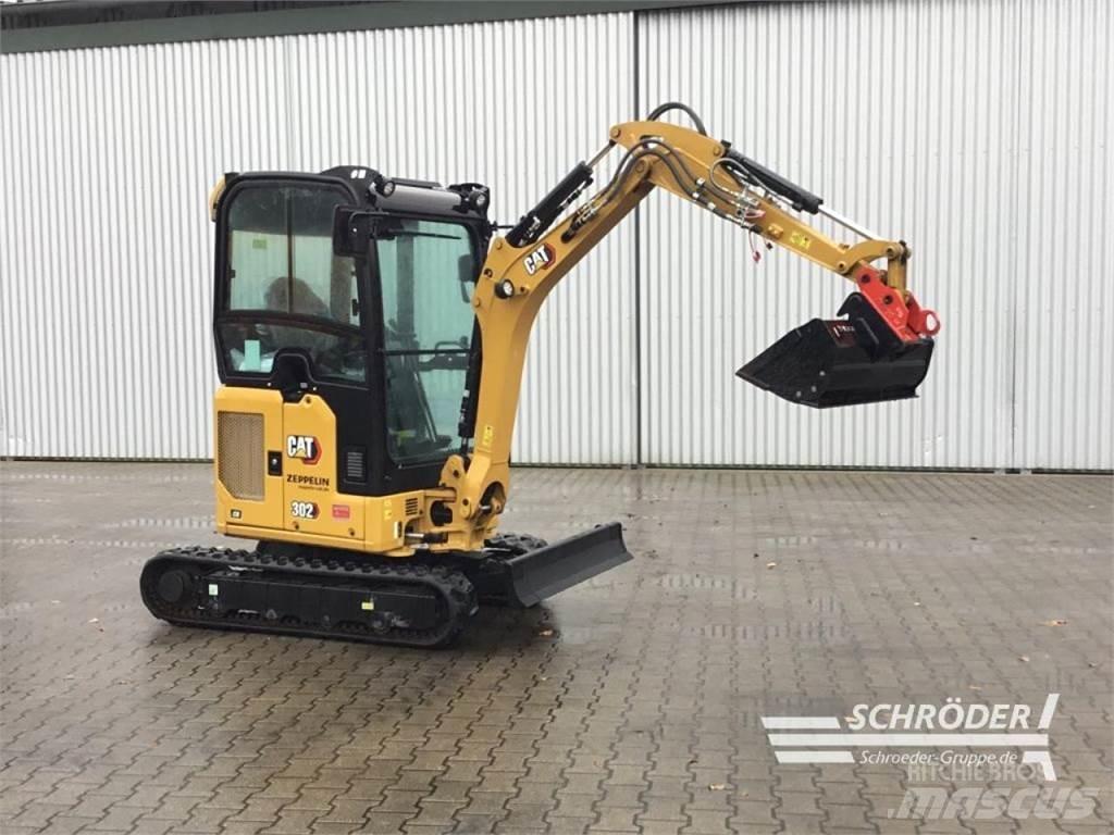 CAT 302 CR Kolesové rýpadlá