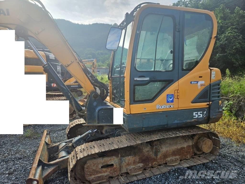 Hyundai Robex 55 Mini rýpadlá < 7t