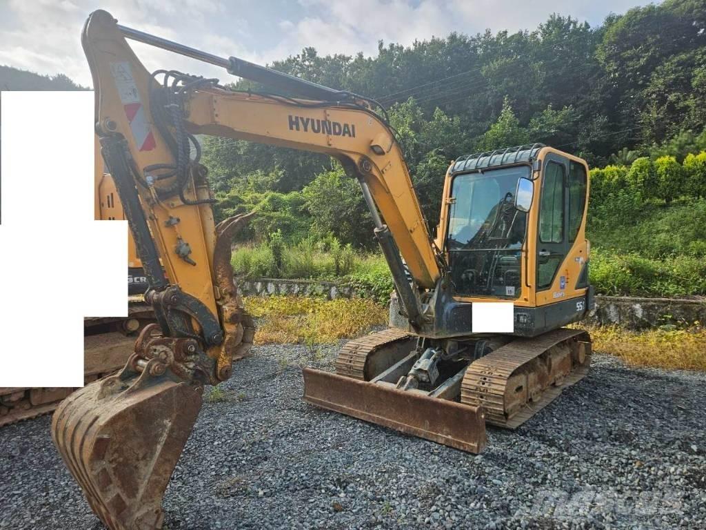 Hyundai Robex 55 Mini rýpadlá < 7t