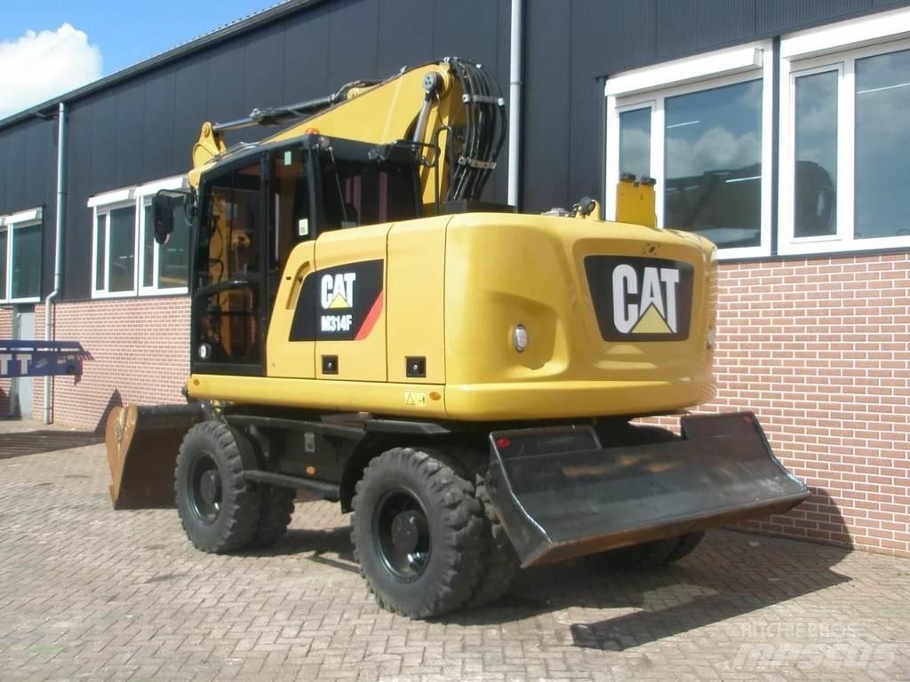 CAT M314F Kolesové rýpadlá