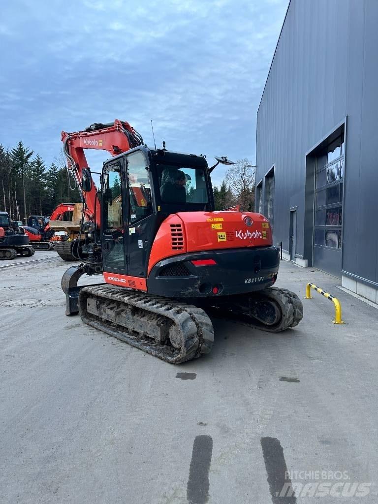 Kubota KX 080-4 Mini rýpadlá < 7t