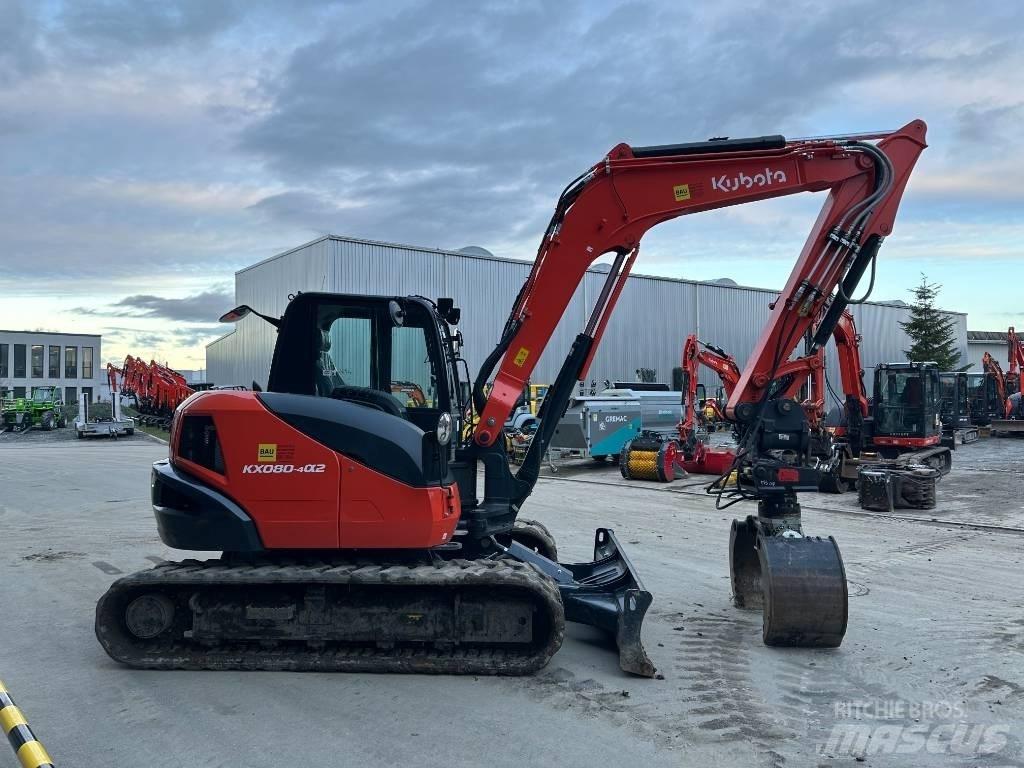 Kubota KX 080-4 Mini rýpadlá < 7t