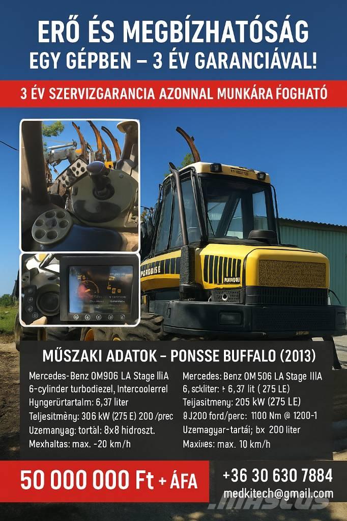 Ponsse Buffalo 8W Lesné traktory