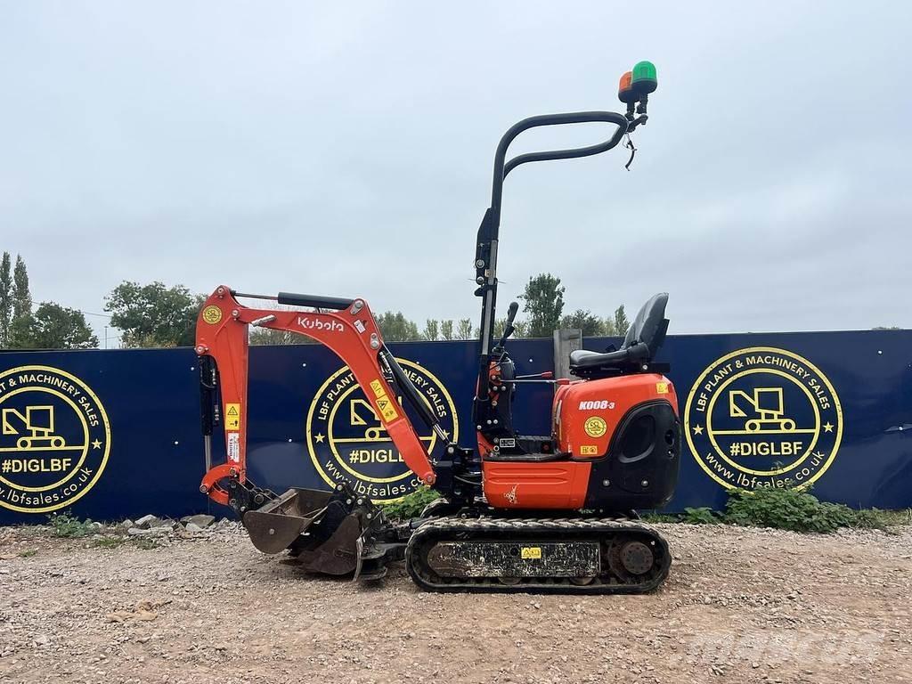 Kubota K008-3 Špeciálne bagre