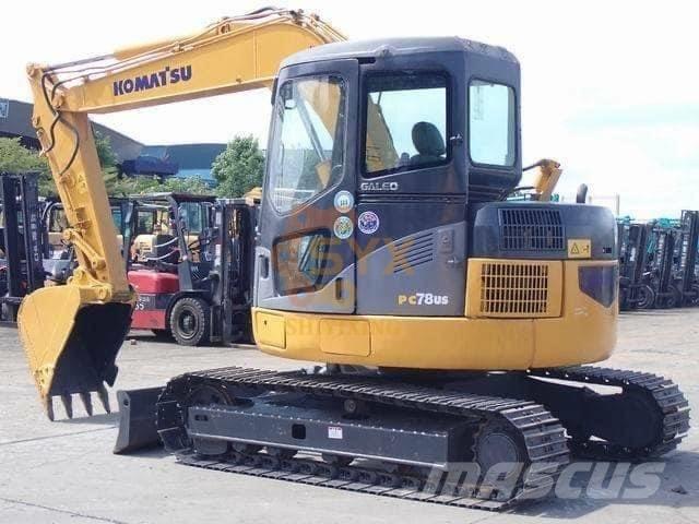 Komatsu PC 78 US Midi rýpadlá 7 t - 12 t