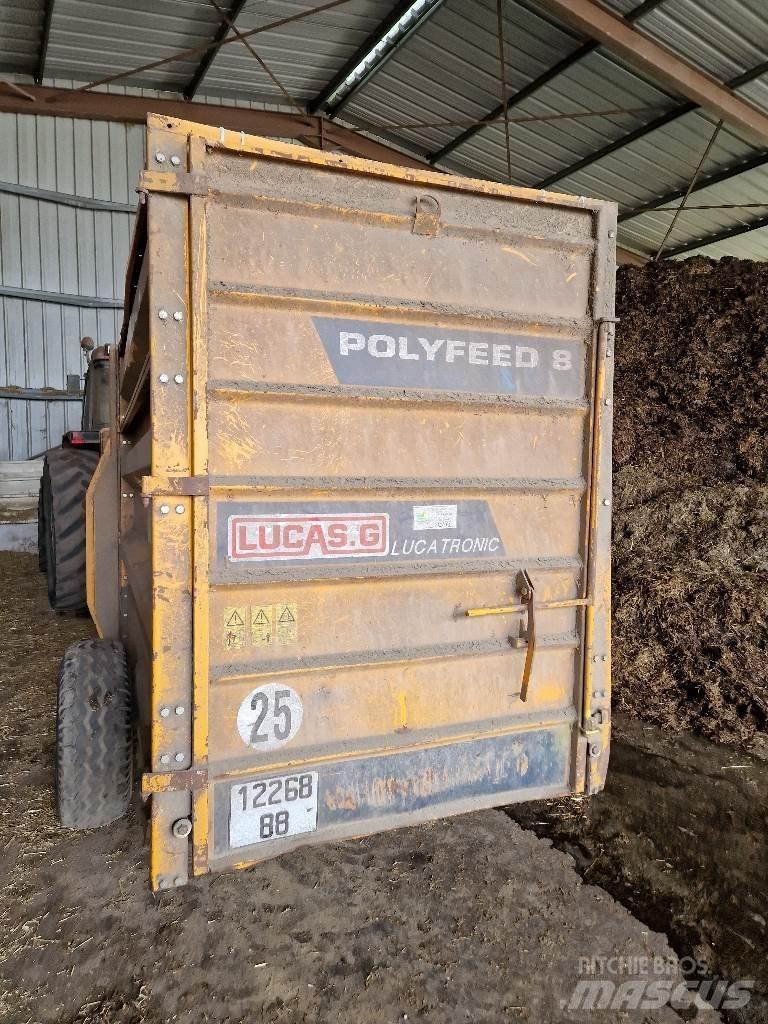 Lucas Polyfeed 8 Drviče a rezače balíkov