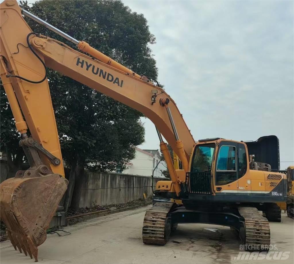 Hyundai 330LC-9S Pásové rýpadlá