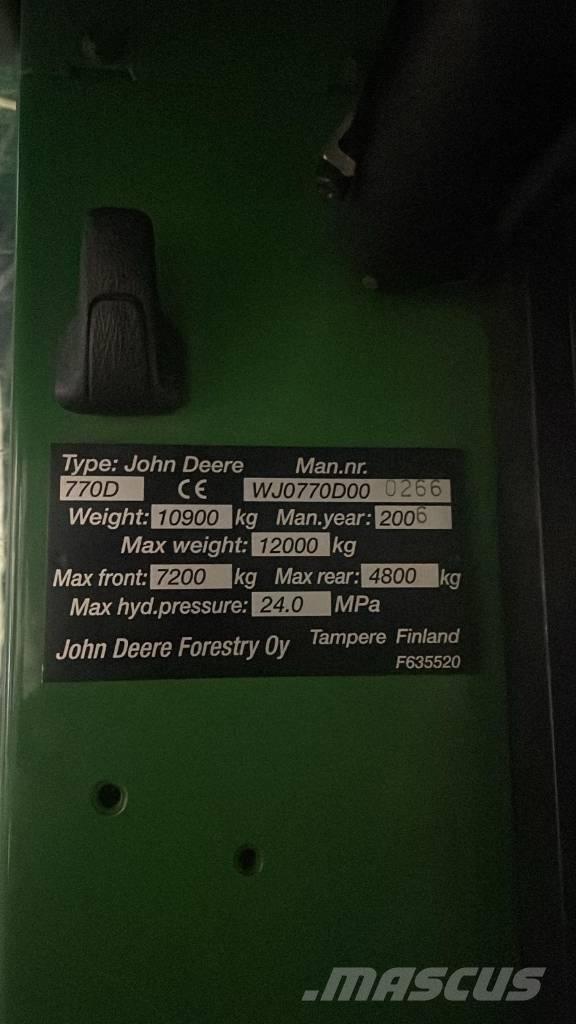 John Deere 770 D Harvestory