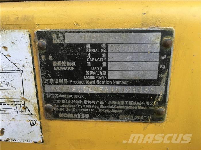 Komatsu PC 200-7 Pásové rýpadlá