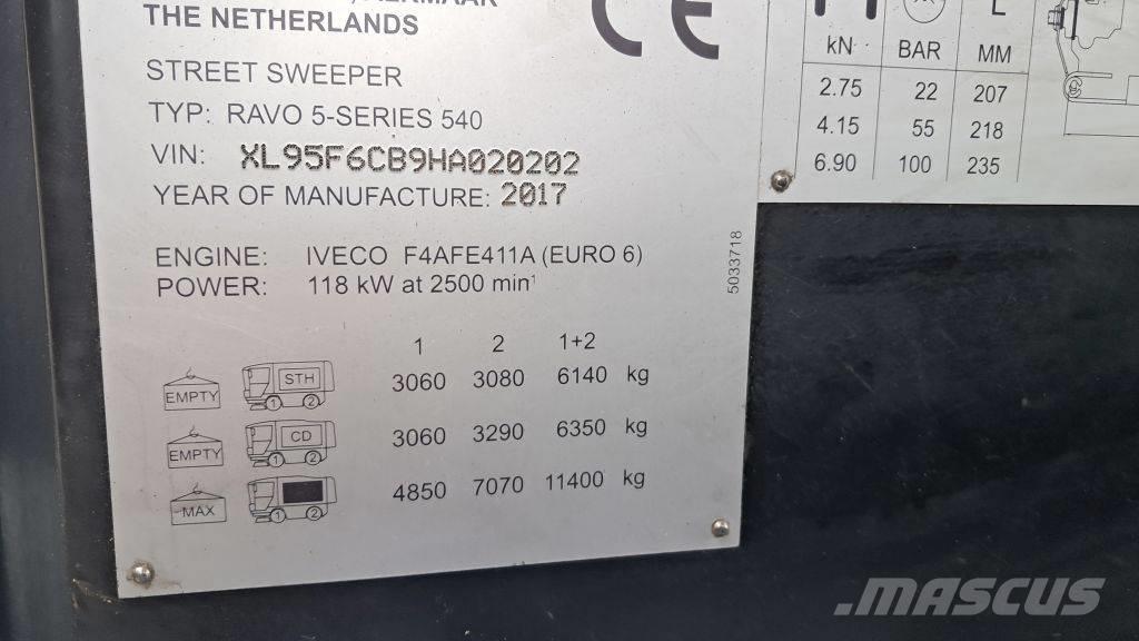 Ravo 540 CD Zametacie stroje