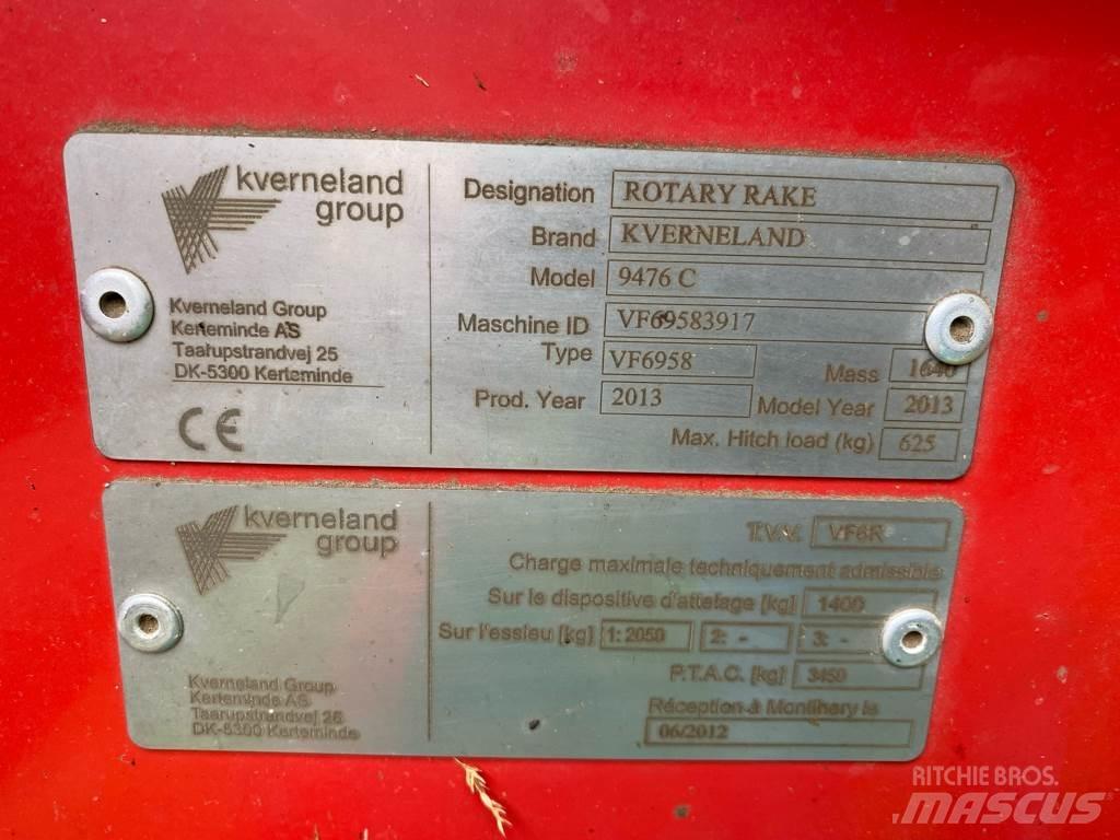 Kverneland 9476C Riadkovače