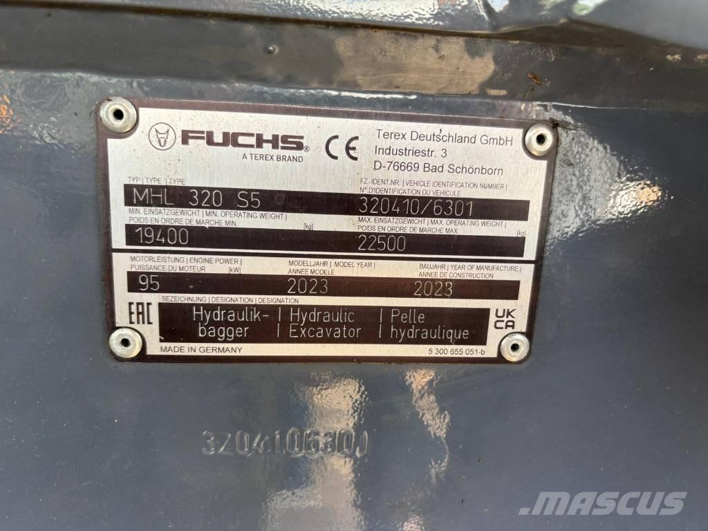 Fuchs MHL320MOD+ Stroje pre manipuláciu s odpadom