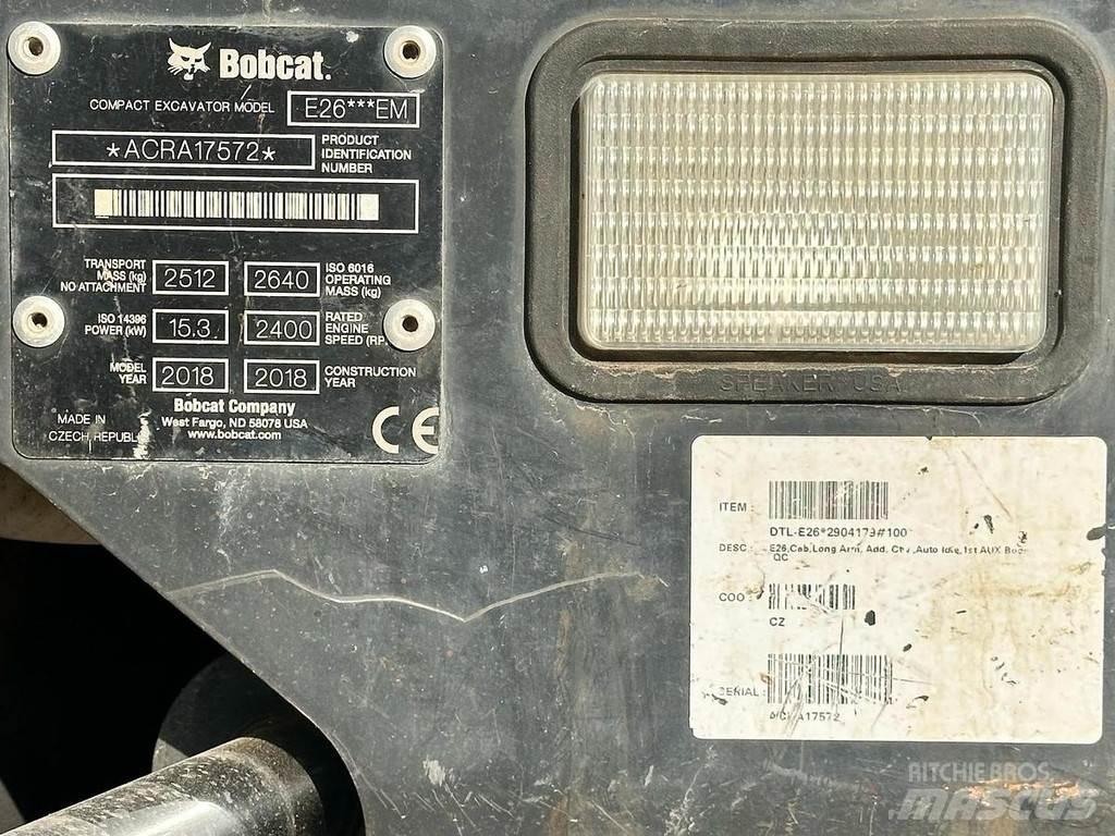 Bobcat E26 Mini rýpadlá < 7t