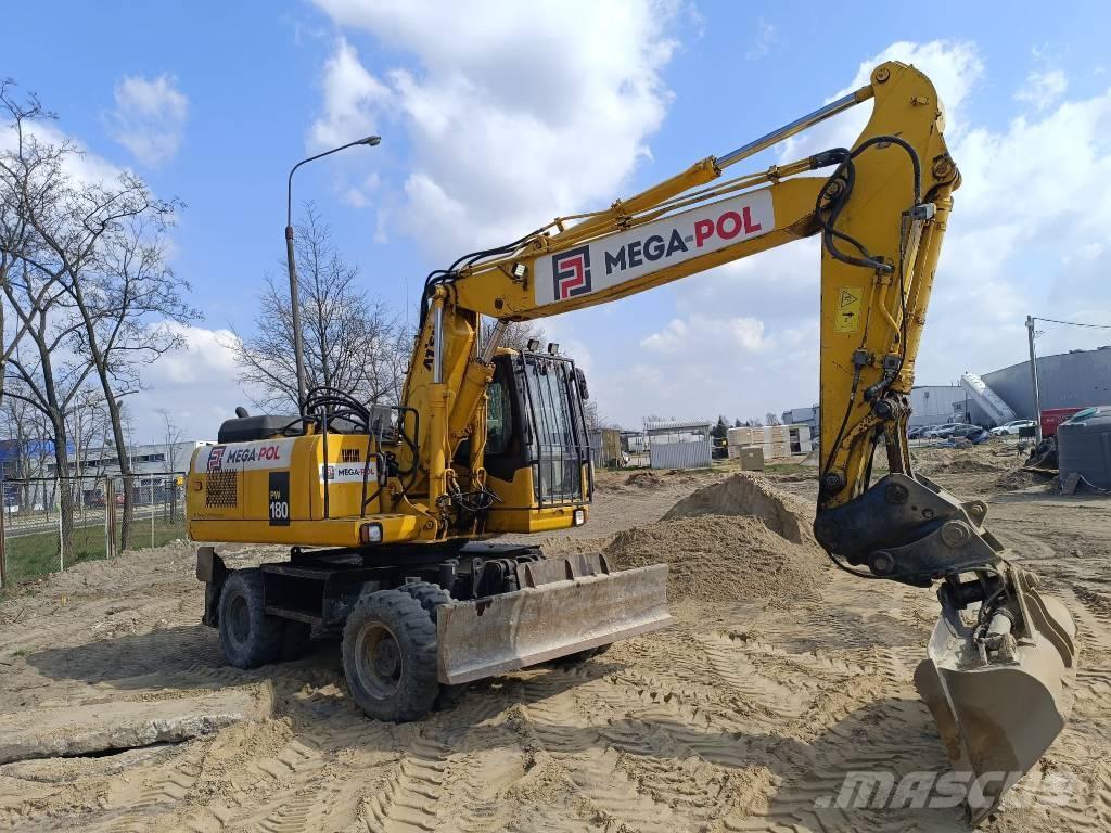 Komatsu PW180-7E0 Kolesové rýpadlá