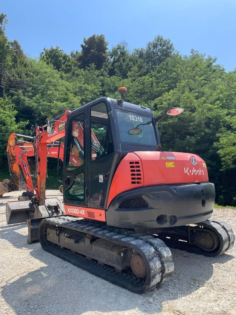 Kubota KX 080-4 Midi rýpadlá 7 t - 12 t