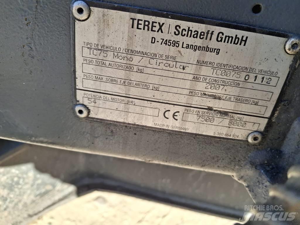 Terex TC 75 Midi rýpadlá 7 t - 12 t