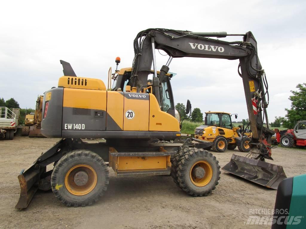 Volvo EW 140 D Kolesové rýpadlá