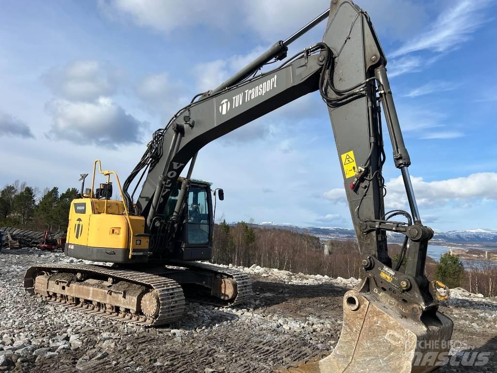 Volvo ECR235DL Pásové rýpadlá