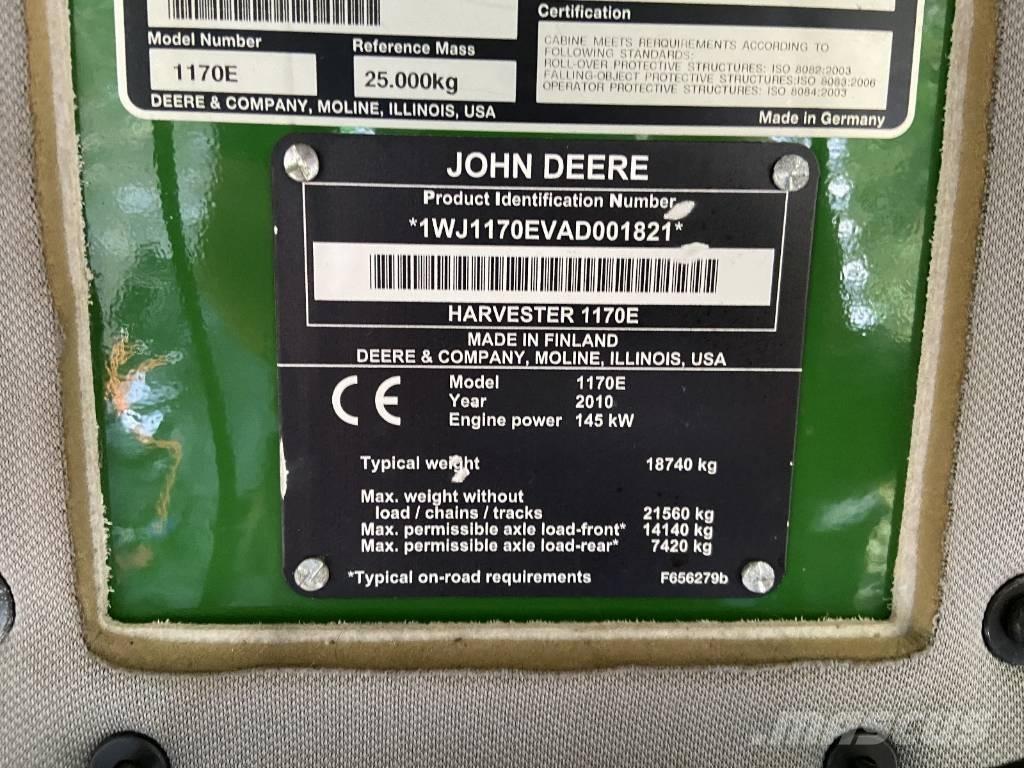 John Deere 1170 E Harvestory