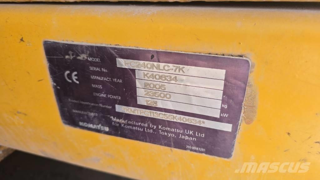 Komatsu PC 240 NLC-7 Pásové rýpadlá