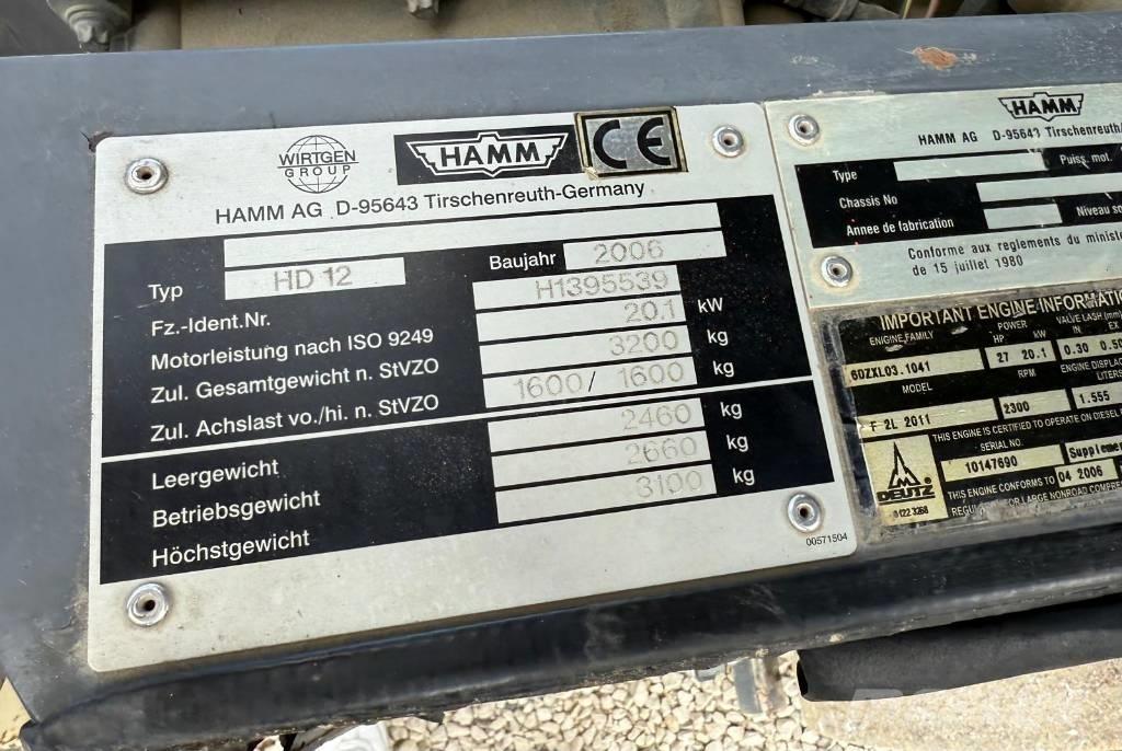 Hamm HD 12 Tandemové valce