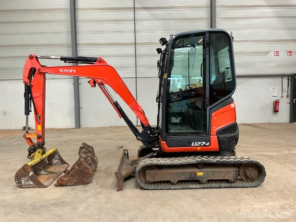 Kubota U 27-4 Mini rýpadlá < 7t