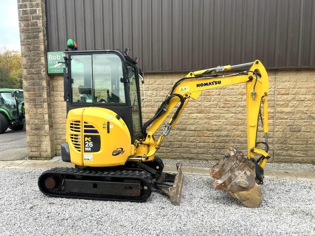 Komatsu PC26MR-3 Mini rýpadlá < 7t