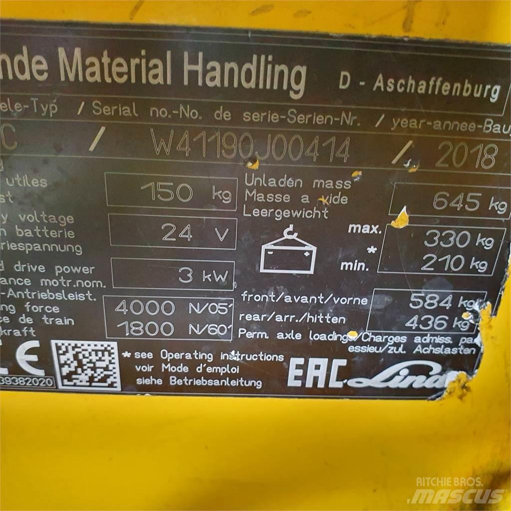 Linde P30C Vlečné vozíky