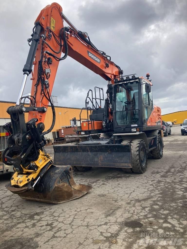 Doosan DX 170 W Kolesové rýpadlá