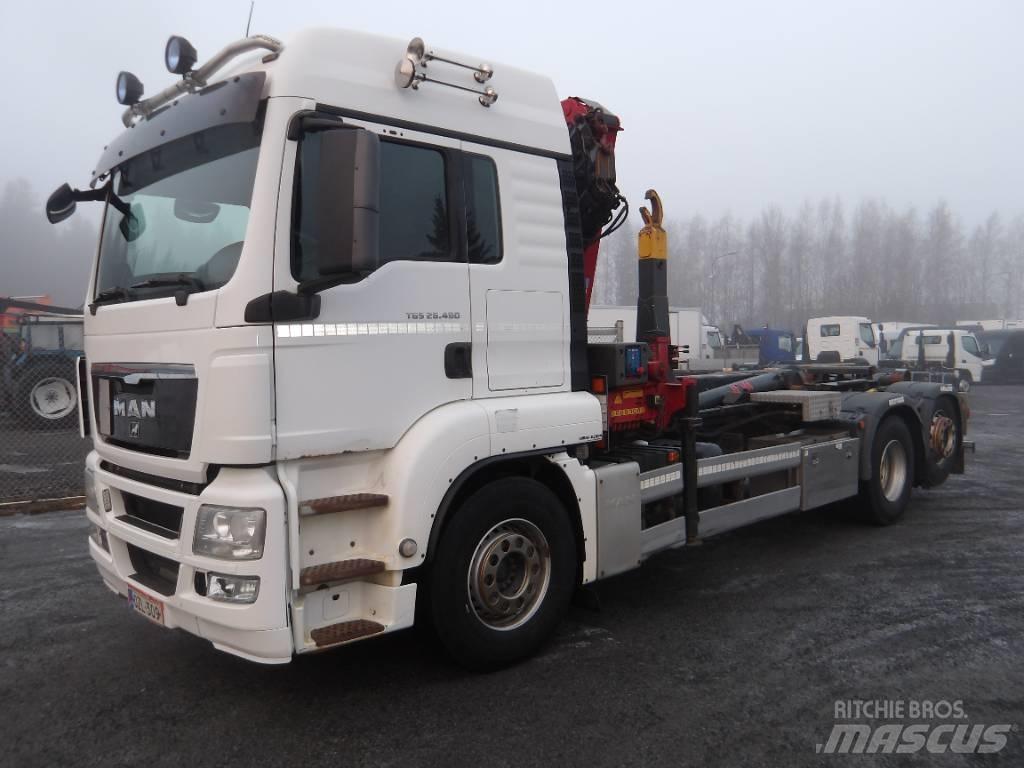 MAN TGS 26.480 6x2 Hákový nosič kontajnerov