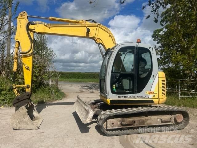 New Holland E 70 SR Midi rýpadlá 7 t - 12 t