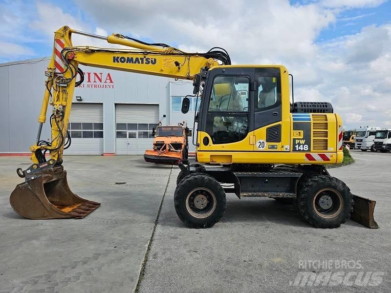 Komatsu PW 148-8 Kolesové rýpadlá