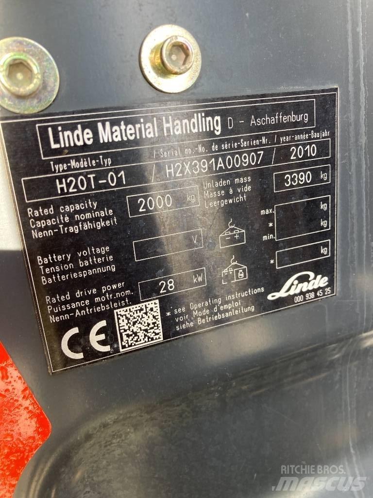 Linde H20T/391 LPG vozíky