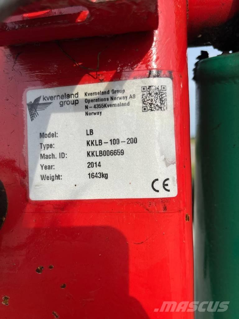 Kverneland LB100-200 Dvojstranné pluhy