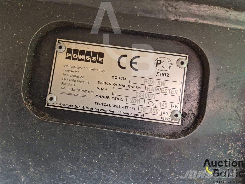Ponsse Fox 8W Harvestory